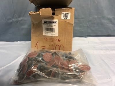 100 NEW Westward 11A032 1'' Coated Quick Change Disc TR Roll-On/Off Type 3, 36