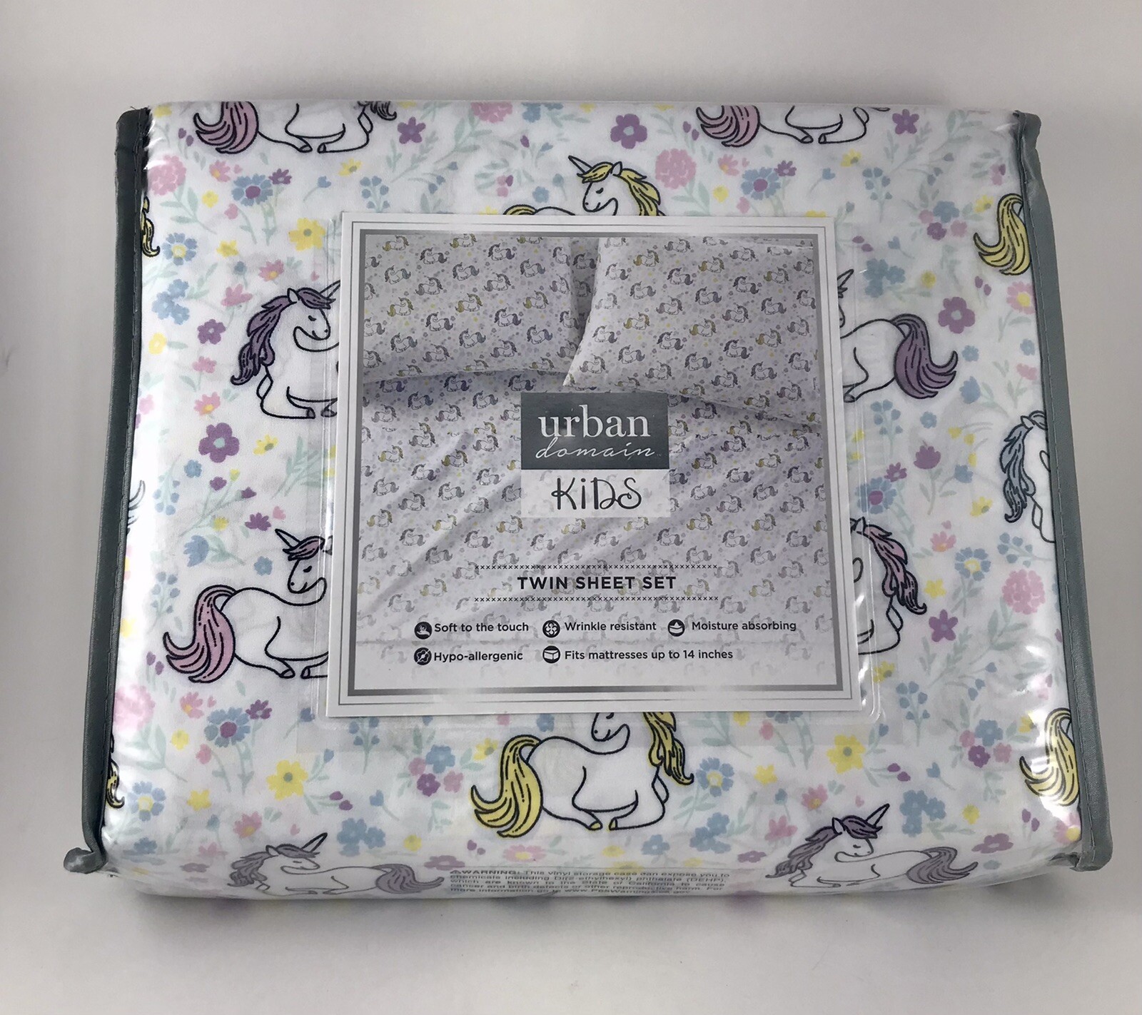 Urban Domain Kids Lauren Unicorn Twin Sheet Set NIB eBay