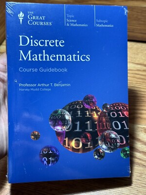 Great Courses - Discrete Mathematics - Arthur T. Benjamin - Book + DVDs Sealed