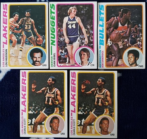 1978-79 TOPPS LOT OF 115 BASKETBALL CARDS W/4 HOF ISSEL HUDSON SCOTT DANDRIDGE🏀