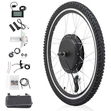 Electric Bicycle Conversion Kit For 24" E-bike Front Wheel 48V 1000W Hub Motor