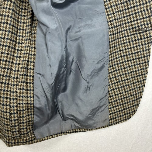 Vintage Hart Schaffner Marx Men's Size 42R Blazer Sports Coat Jacket Houndstooth - Picture 21 of 24