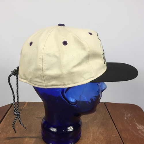 Rare Vintage Colorado Rockies Rope Pull MLB Baseball Panel Hat Cap 90s USA - Picture 2 of 10