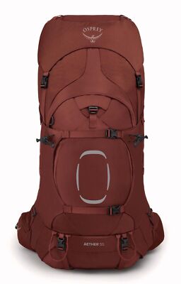 Osprey Aether 55 S / M Rucksack Wanderrucksack Trekkingrucksack Deep Acorn Red