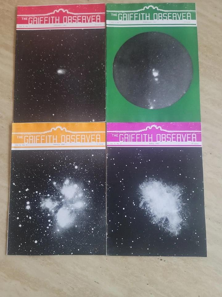 1941  The Griffith Observer Lot of 12 Issues  - Image 3 of 4