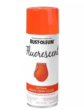 Rust-Oleum Specialty FLUORESCENT Bright Neon RED-ORANGE Spray 11 oz. 1955830 NEW