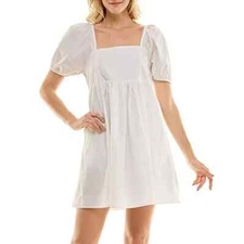 Draper James Ladies Puff Sleeve Dress Size XL White