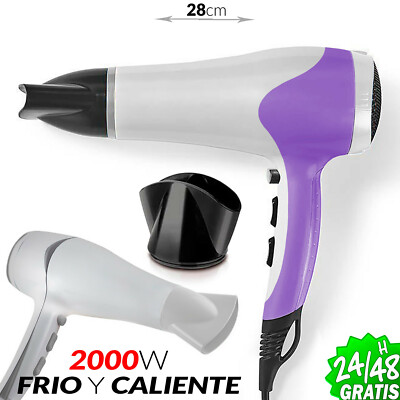 SECADORA DE PELO 2000W SECADOR CABELLO FRIO CALIENTE VELOCIDADES