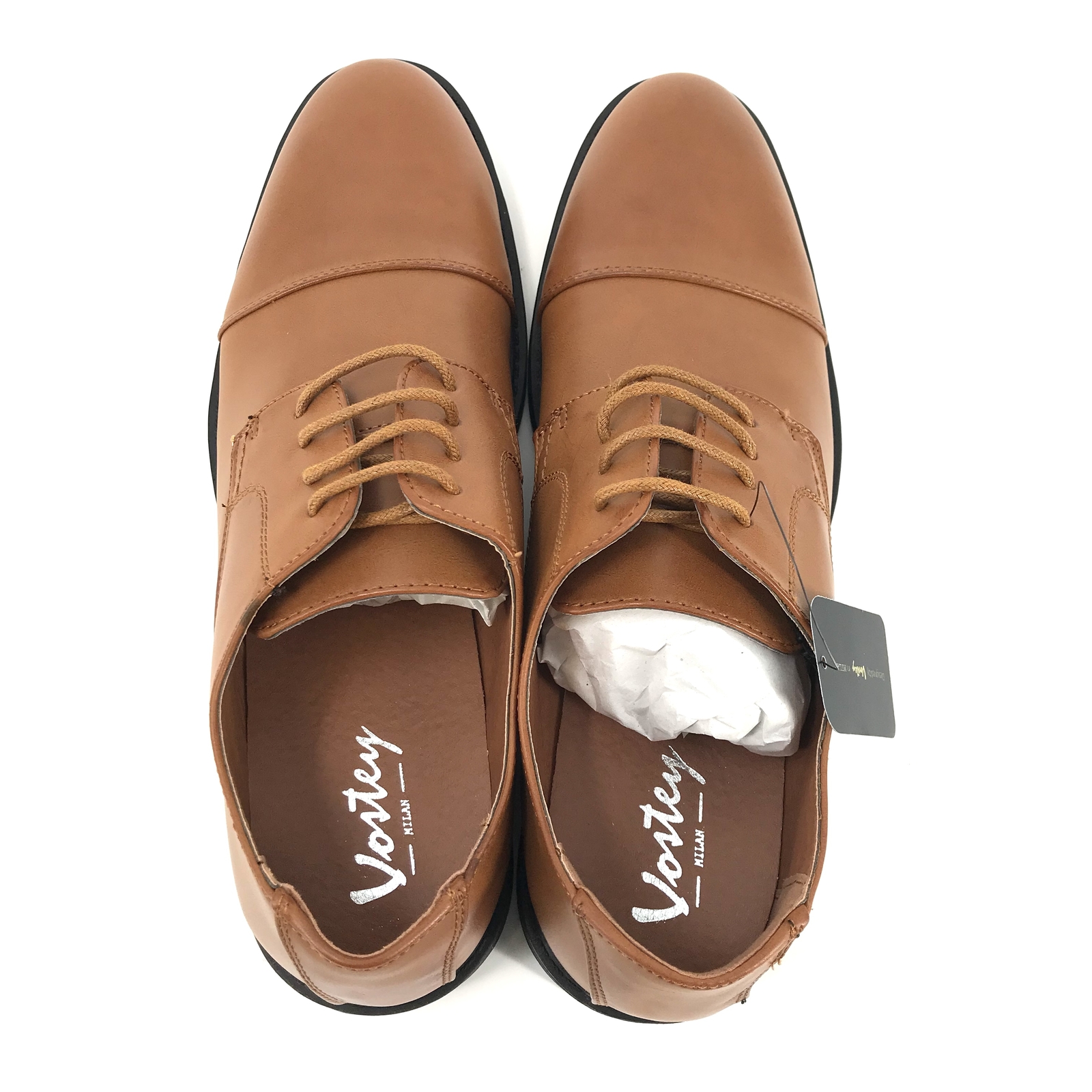 Vostey Men's Casual Dress Shoes Size 9.5, Brown BMY639A 2658 eBay