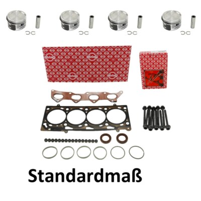 Gasket Set for ZK + screw + piston STD for VW 1.6 16 V Elring 057.220 332.860 ATN 