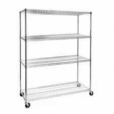 Seville Classics Ultradurable® 5-Tier NSF Steel Shelving, 60" W X 24" D X 72" H