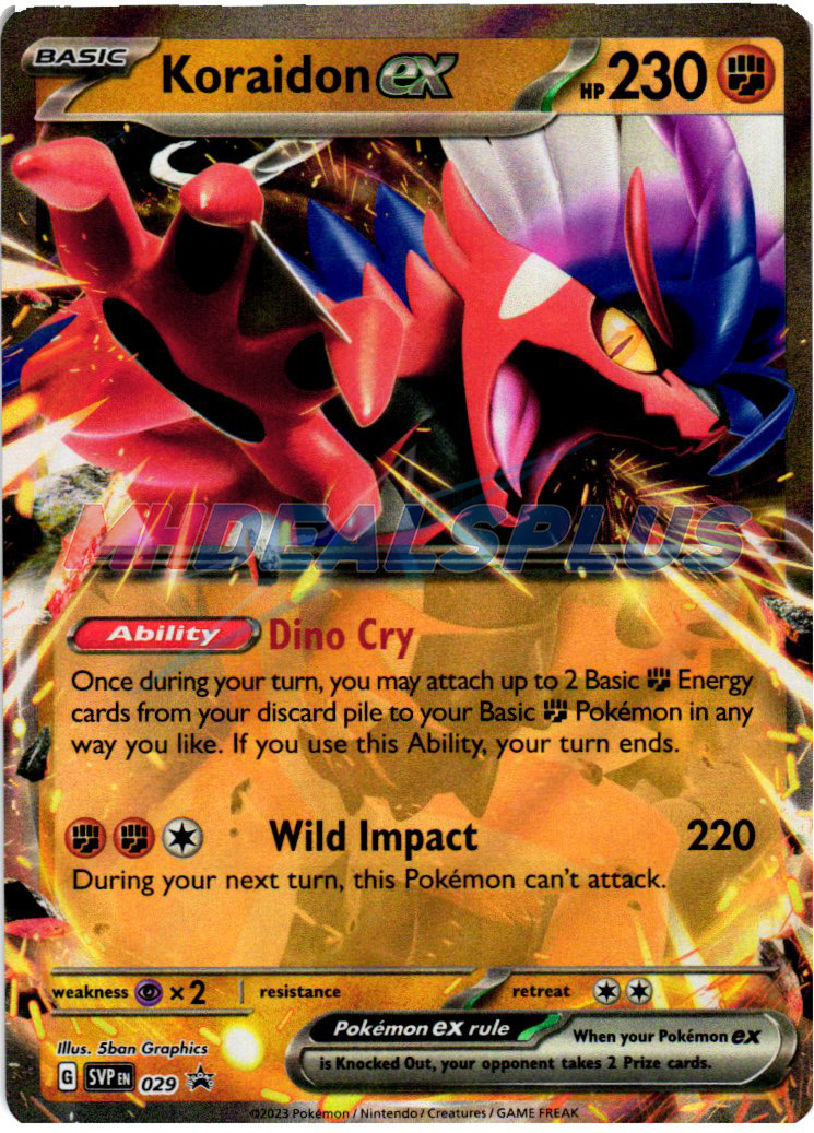 Pokémon: Koraidon ex - SVP029 PROMO