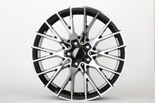 19 W701 Black Machine Staggered Wheels Rims Fits Bmw 328d 335d 335is