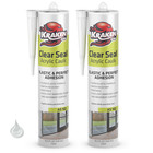 Kraken Bond Clear Seal Acrylic Caulk 10.5 fl oz - 2 Pack