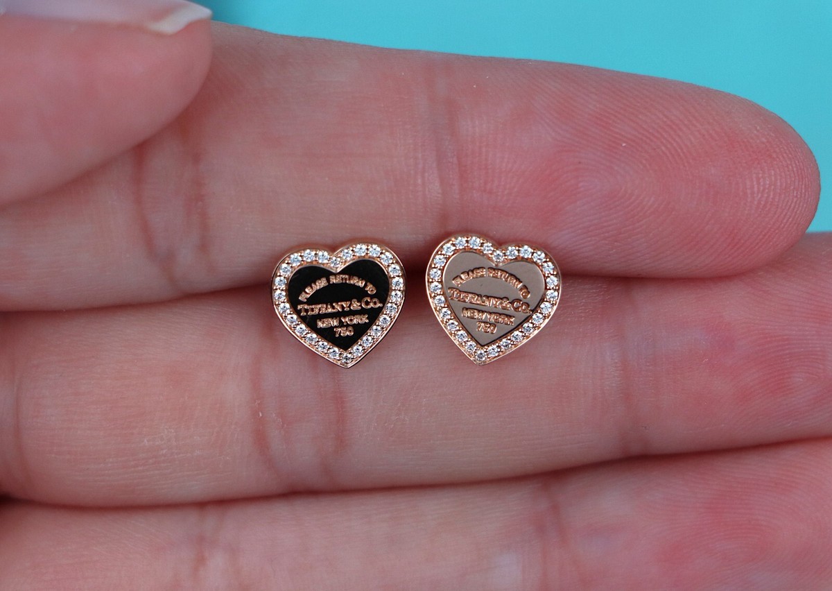 $2,750 Please Return to Tiffany & Co 18k Rose Gold Diamond $2,750 Please Return to Tiffany & Co 18k Rose Gold Diamond