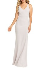 Show me your Mumu Womens Vintage Rose Bridal Morgan Trumpet Gown Dress Maxi XXS