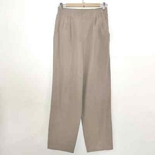 Vintage 80s Fundamental Things trouser pants beige high waisted flat front M