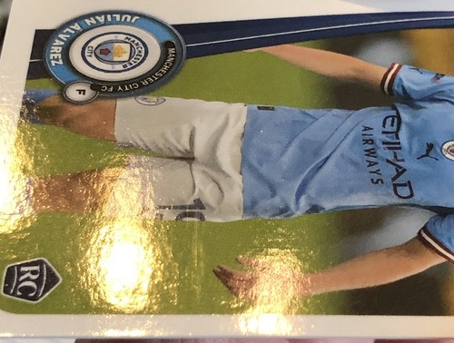 Topps Manchester City Fan-Set 2022-2023 Julian Alvarez Rookie Card RC - Picture 5 of 5