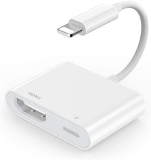  Apple Mfi Certified Lightning to HDMI Adapter,Iphone HDMI Adapter,1080P Digita