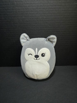 #ad #ad Squishmallow 5 Inch Mini Heidi The Gray Husky KellyToy Super soft Mini Dog $14.00