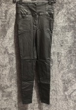 Fashion Nova Pants Womens Small Black High Waist Coated Skinny Faux Leather