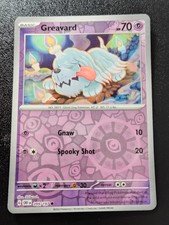 Pokemon Obsidian Flames Greavard Reverse Holo Common Card 099/197 NM