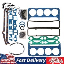 Fit For Chevy Sbc 350 Complete Engine Kit Full Rebuild Gasket Set Us