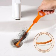 3PCS Flexible Drain Unblocker Tool – Hair Remover Snake for Sink, Shower & Pipe