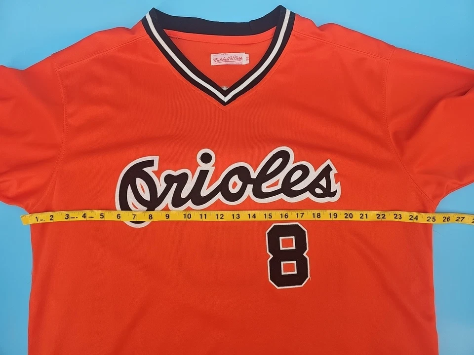 Cal Ripken Jr Hombre Colección Mitchell And Ness Cooperstown Naranja Baltimore... Foto 3 de 4