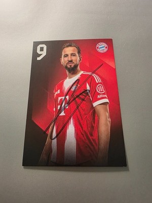 HARRY KANE - FC Bayern München -  signed Autogrammkarte 10x15 Autogramm