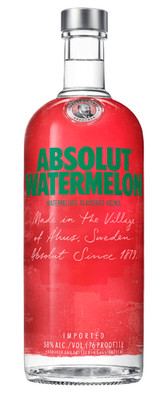 (22,09 /l) Absolut Watermelon Vodka 40% 1,0l Flasche