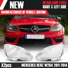 FOR MERCEDES C CLASS W204 LEFT OR RIGHT SIDE FRONT HEADLIGHT LENS COVER 2011-14
