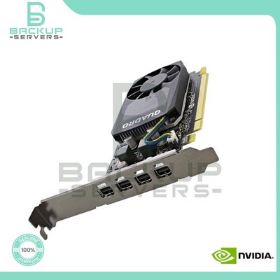 NVIDIA Quadro P620 2GB 4x Mini DP PCI-E x16 GDDR5 GPU Graphics Video Card