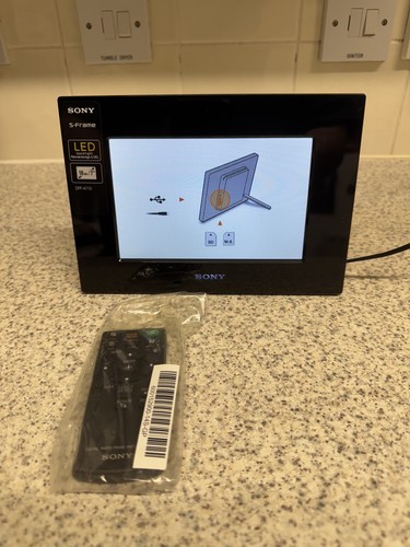 Sony S-Frame DPF-A710 Digital Photo Frame Complete with Remote - Picture 7 of 9