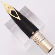 Sheaffer Imperial Steel Nib Unit - Gold Plated, Black, ExtraFine (New Old Stock)