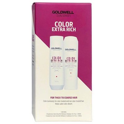 Goldwell Dualsenses COLOR EXTRA RICH Brilliance Shampoo & Conditioner 10.1 oz