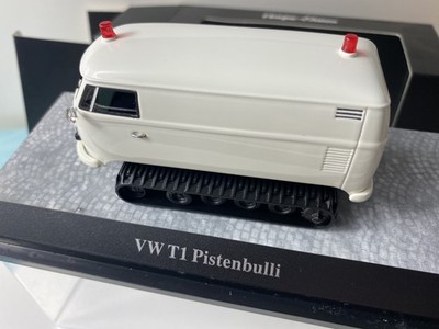 Volkswagen t1-pistenbulli snow tractor-1:43-very rare item-in ovp