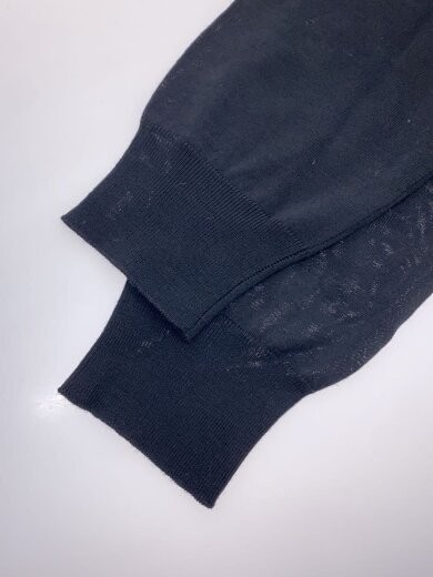 PRADA 24SS Knit Polo Sweater (Lightweight) Size 38 Wool Black Solid Color DNA00T thumbnail 6