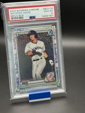 2020 Bowman Chrome 1st Mega Box Refractor Anthony Volpe #BCP-139 Yankees PSA 10