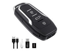 Mini Camara Espia HD Con Llave De Coche Tarjeta 64GB Grabar Video Oculto 1080P