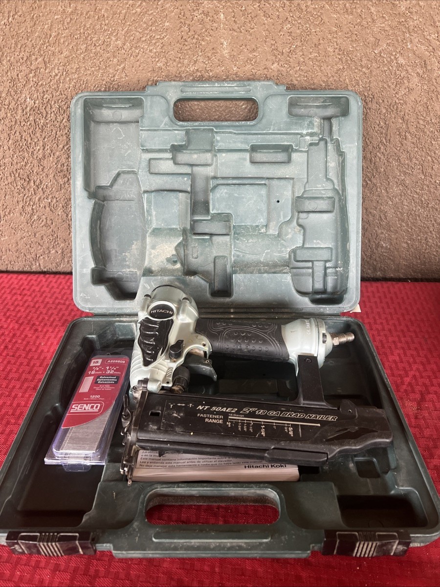 Hitachi Brad Nailer Finish NT50AE2 18-Gauge 2” brad nailer | eBay