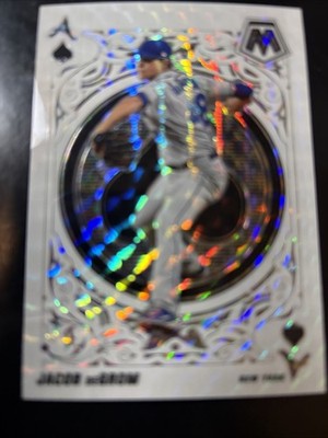 2022 MOSAIC PRIZM ~SILVER ACES~ JACOB DEGROM TEXAS RANGERS PRIZM