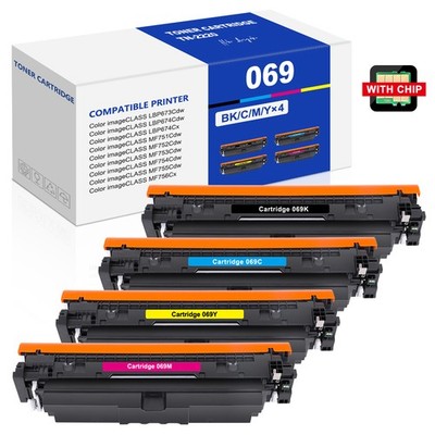 Toner für Canon 069 i-sensys MF754Cdw MF751Cdw MF753Cdw MF756Cx 750C [MIT CHIP]