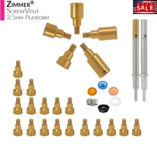 US Zimmer Adin Mis Bego Overdenture locator Abutments &Male Caps Tools For 1-5mm