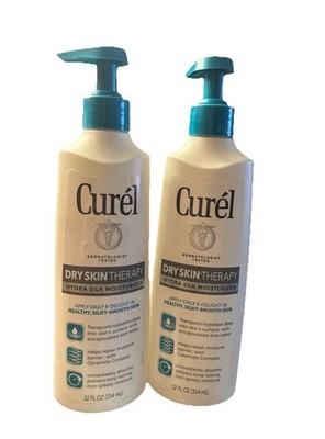 Curel Dry Skin Therapy Hydra Silk Moisturizer 12 oz (2 PACK)