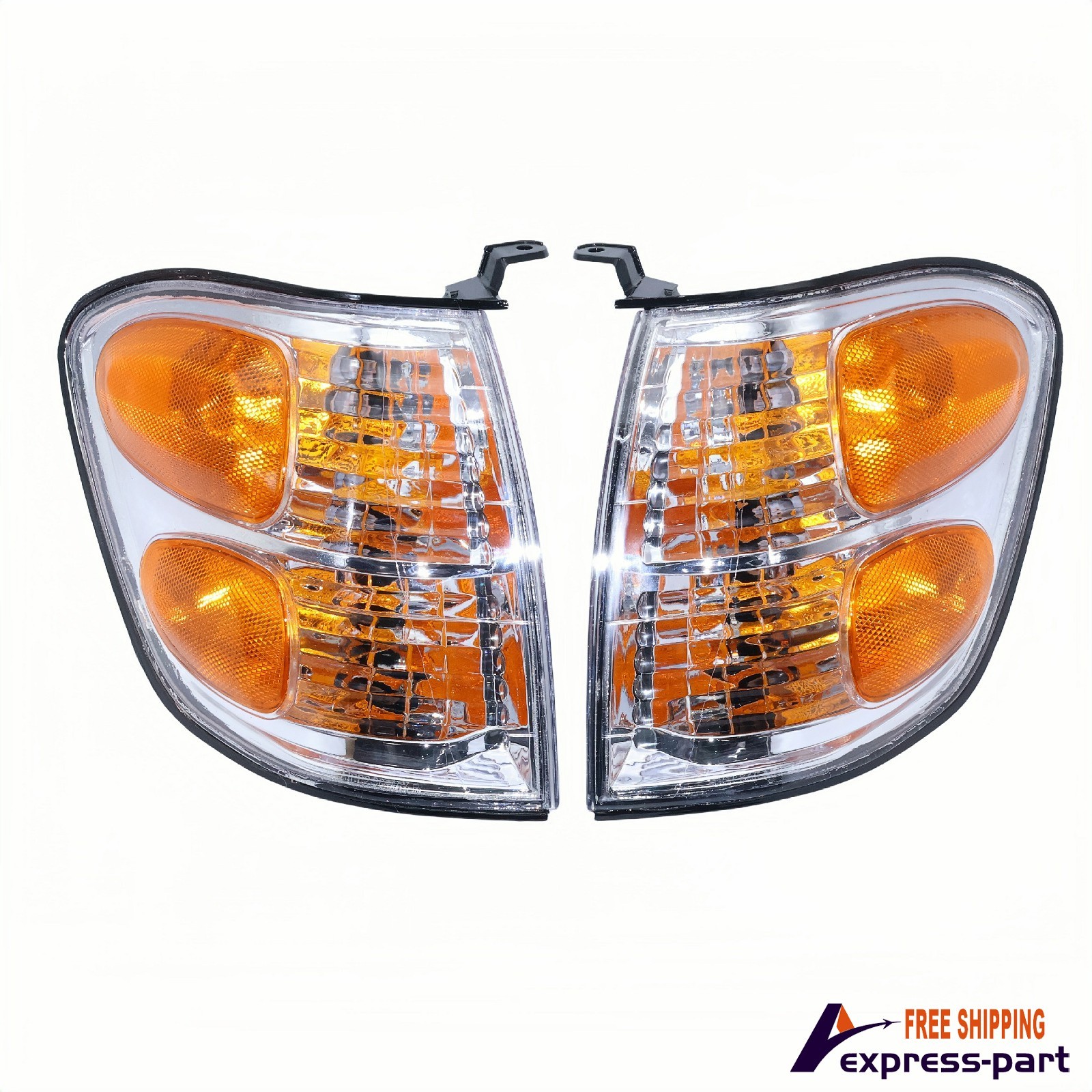 For 2001-2004 Toyota Sequoia 2004 Tundra Pair Front Turn Signal Halogen Light