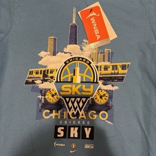 Nike Chicago Sky Shirt youth Small Baby Blue Color Shirt.  WNBA