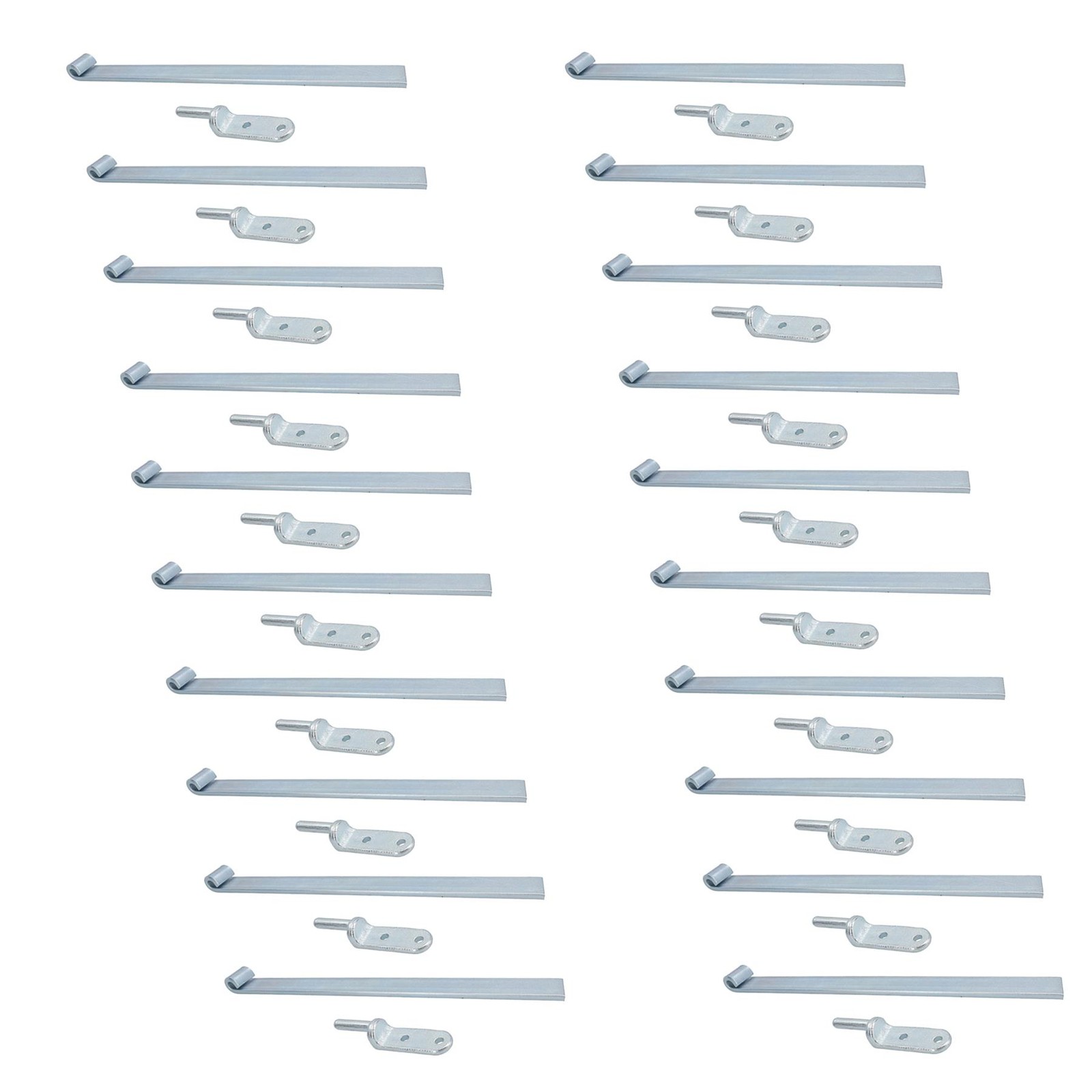 HD Long Tailgate Straight Hinge 460mm x 40mm + 12.5mm Bolt on Gudgeon Pin 20pk