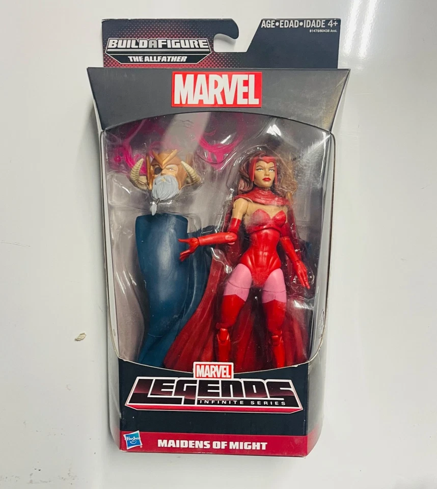 Feiticeira Escarlate Marvel Legends Odin BAF WAVE 6' NOVO NA CAIXA Maidens of Might Avengers - Imagem 4 de 4