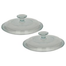 CorningWare G-5C Clear 1.5 Quart Fluted Round...